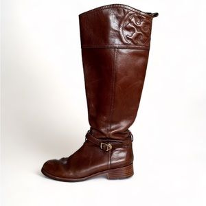 Tory Burch Marlene Tall Leather Riding Boots sz 7.5